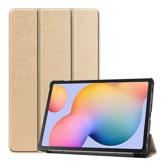 Lenovo Tab P11 Pro 11.2" 2.Nesil Zore Smart Cover Standlı 1-1 Kılıf Gold