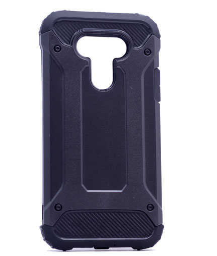 LG G5 Kılıf Zore Crash Silikon Kapak Siyah