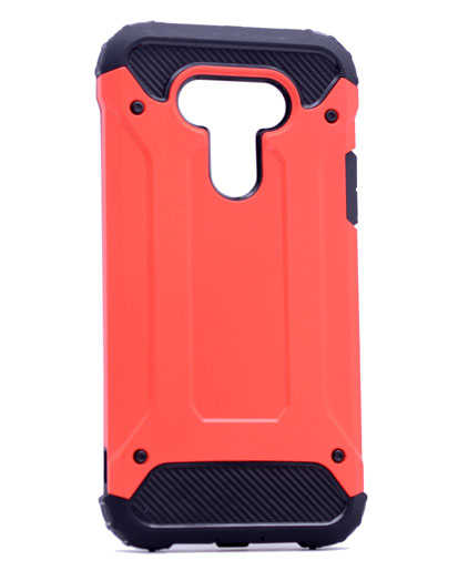 LG G5 Kılıf Zore Crash Silikon Kapak Kırmızı