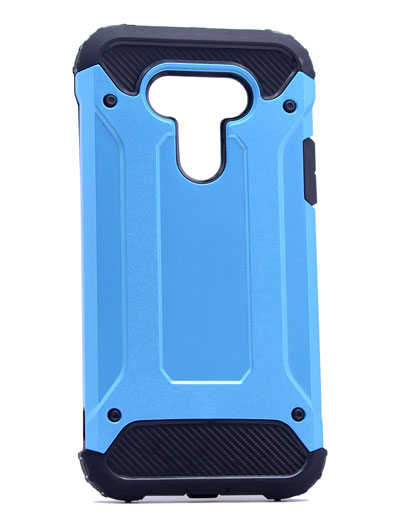 LG G5 Kılıf Zore Crash Silikon Kapak Mavi