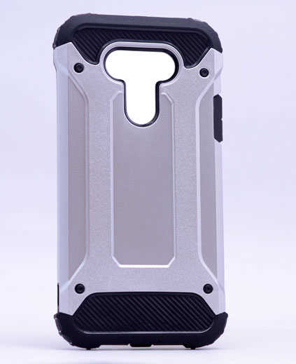 LG G5 Kılıf Zore Crash Silikon Kapak Gri