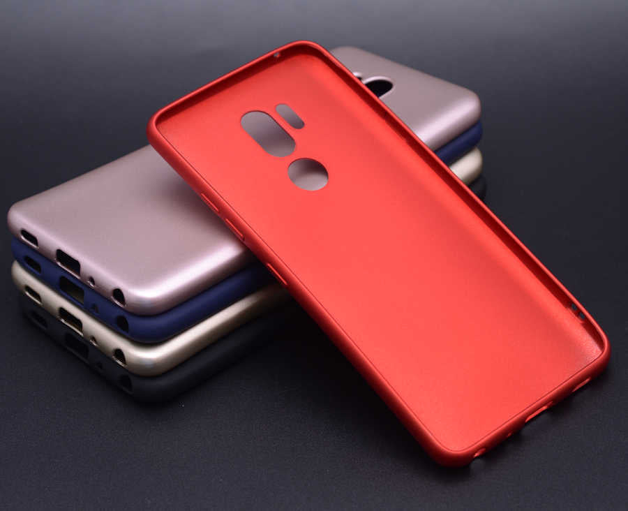 LG G7 Kılıf Zore Premier Silikon Kapak Kırmızı