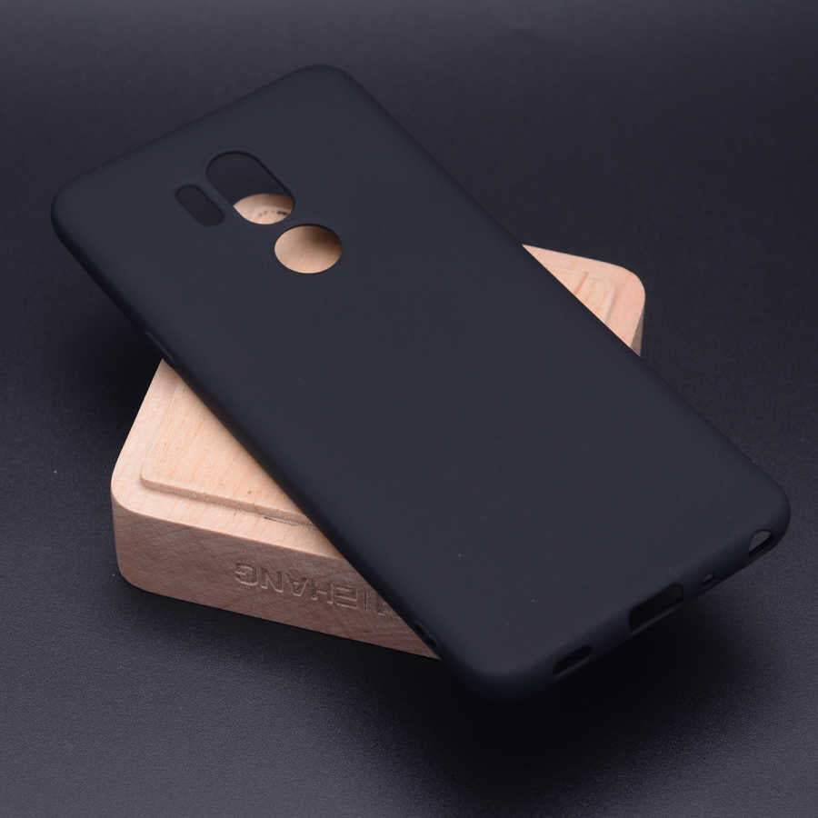 LG G7 Kılıf Zore Premier Silikon Kapak Siyah