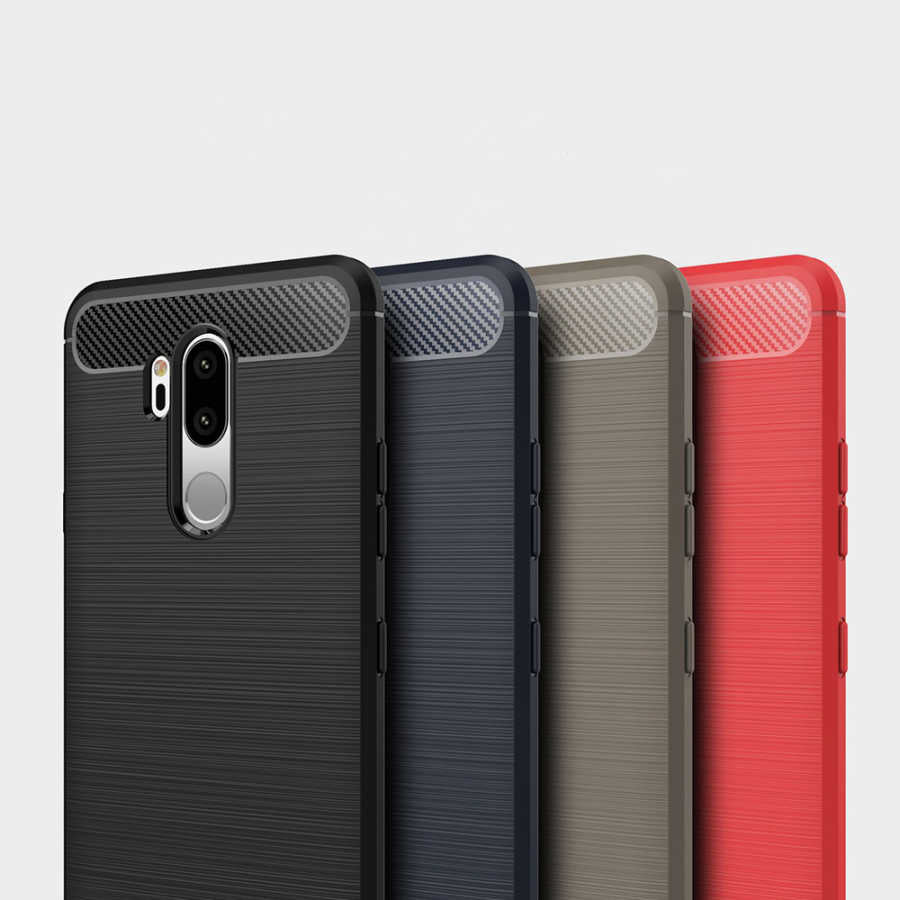 LG G7 Kılıf Zore Room Silikon Kapak Lacivert