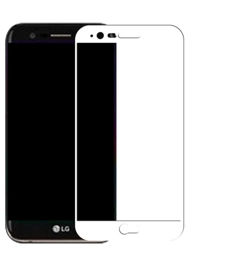 LG Stylus 3 Zore Ekranı Tam Kaplayan Düz Cam Koruyucu Siyah