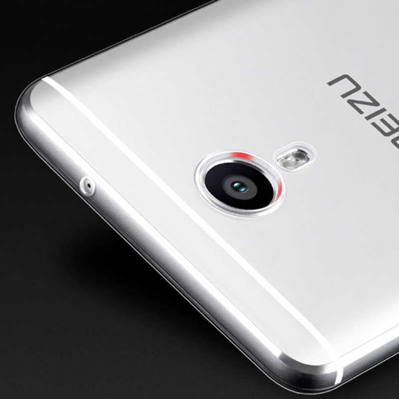 Meizu M6 Kılıf Zore Süper Silikon Kapak Renksiz
