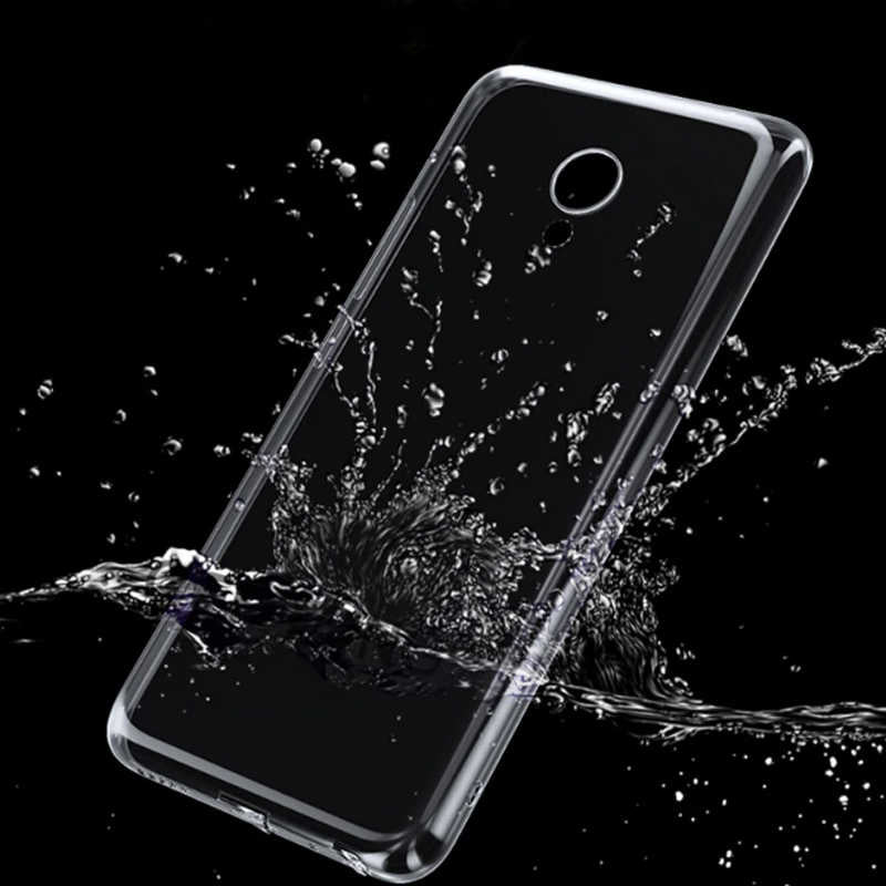 Meizu M6 Kılıf Zore Süper Silikon Kapak Renksiz