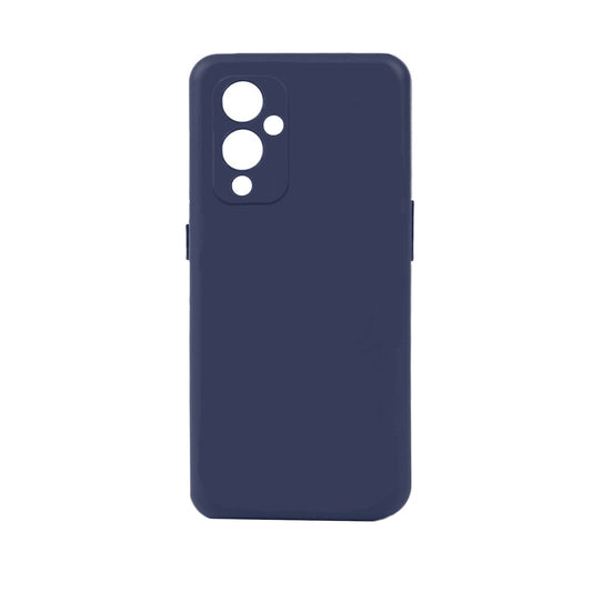 One Plus 9 Kılıf Zore Biye Silikon Lacivert