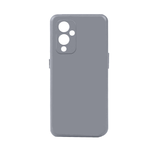 One Plus 9 Kılıf Zore Biye Silikon Gri
