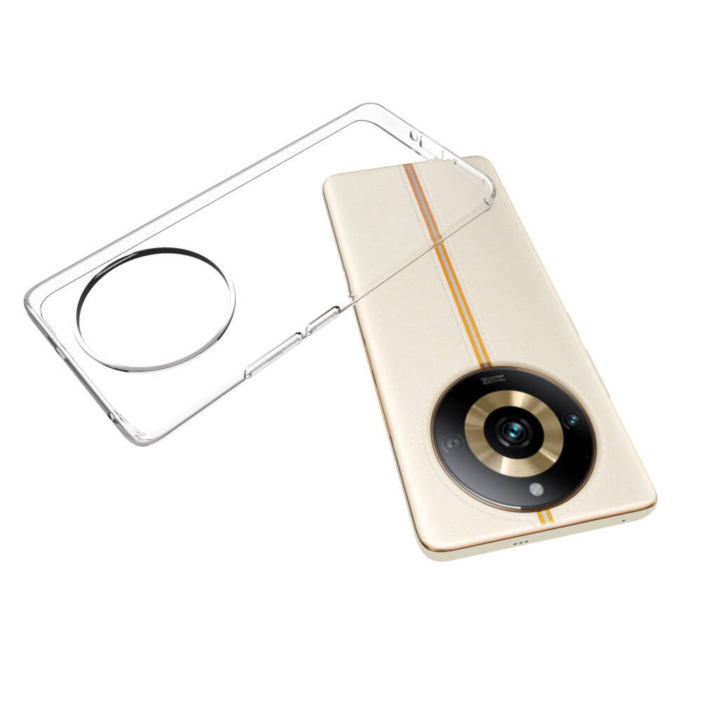 Realme 11 Pro Plus Kılıf Zore Süper Silikon Kapak Renksiz