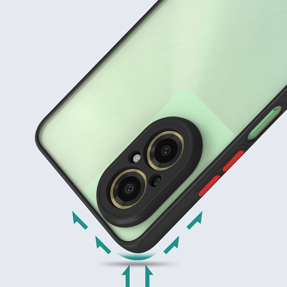 Realme 12 Lite Kılıf Zore Hux Kapak Lacivert