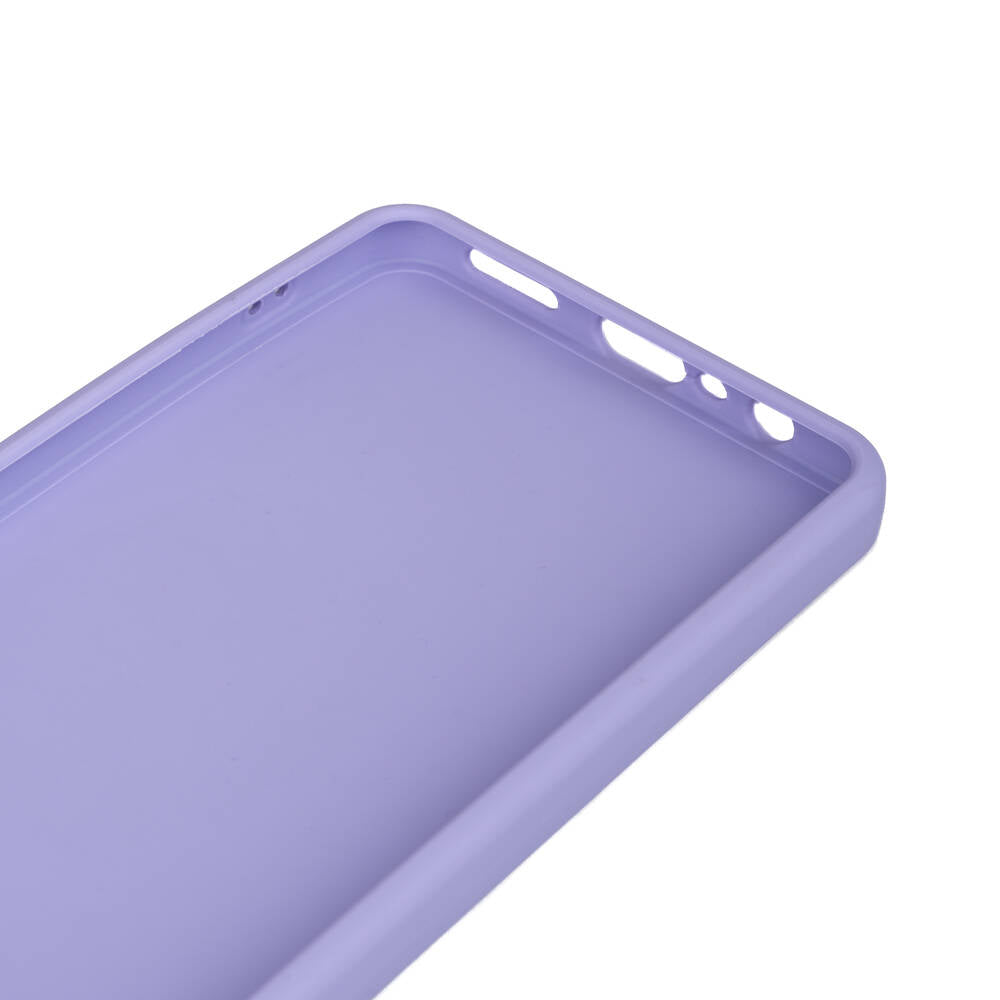 Realme C65 4G Kılıf Zore Biye Silikon Lila