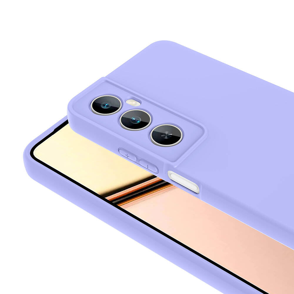 Realme C65 4G Kılıf Zore Mara Lansman Kapak Lila