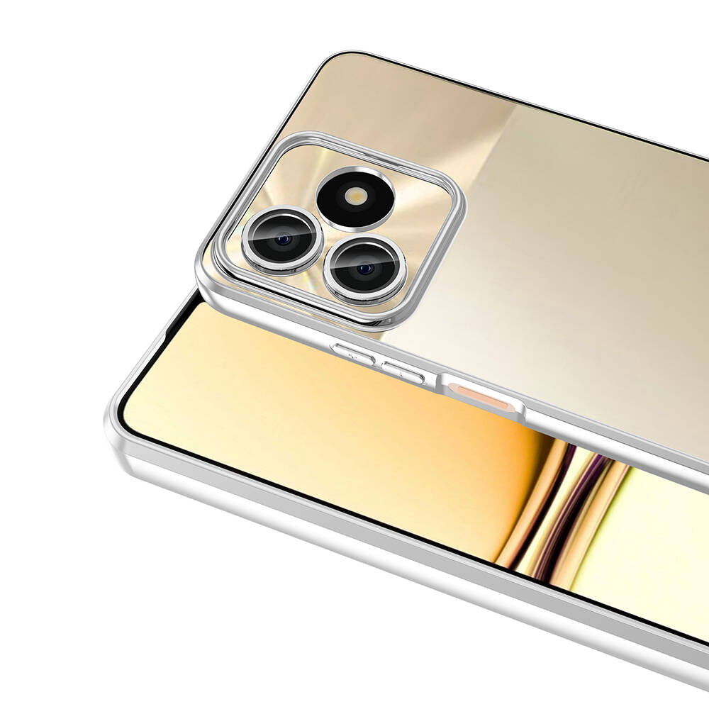 Realme Note 50 Kılıf Kamera Korumalı Logo Gösteren Zore Omega Kapak Sierra Mavi