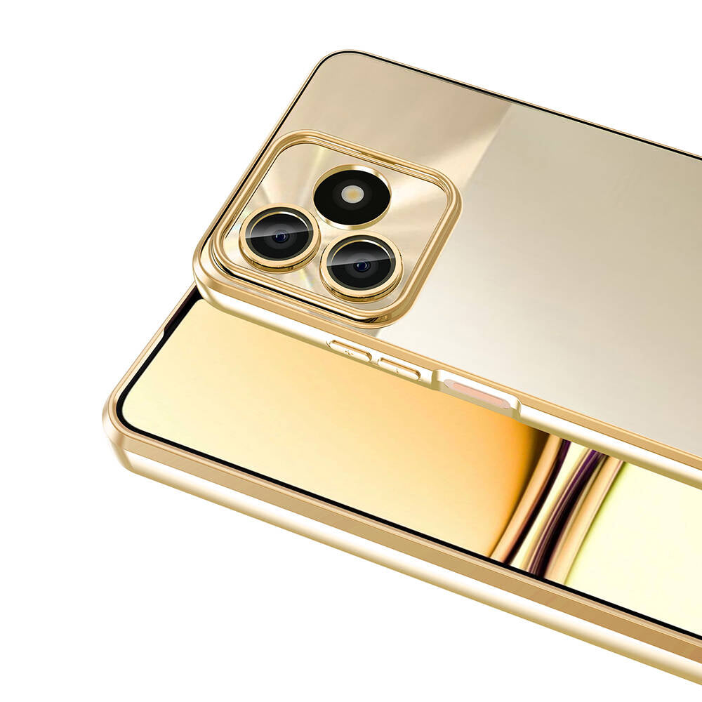 Realme Note 50 Kılıf Kamera Korumalı Logo Gösteren Zore Omega Kapak Lila