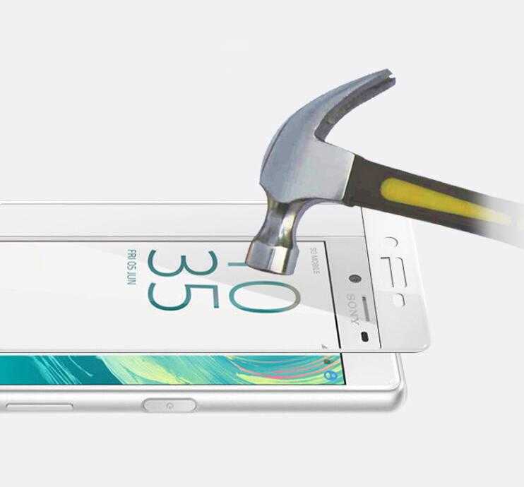 Sony Xperia XZ Zore Ekranı Tam Kaplayan Düz Cam Koruyucu Siyah