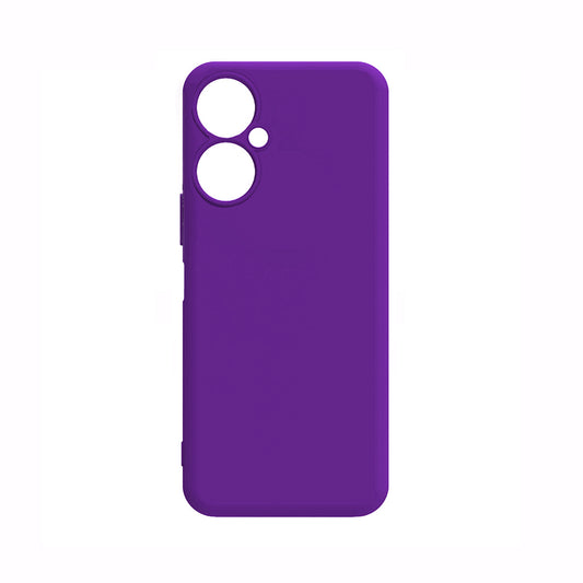 Tecno Camon 19 Pro Kılıf Zore Biye Silikon Mor