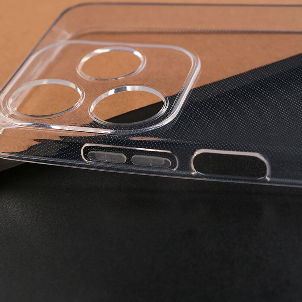Tecno Spark 10 4G Kılıf Zore Süper Silikon Kapak Renksiz