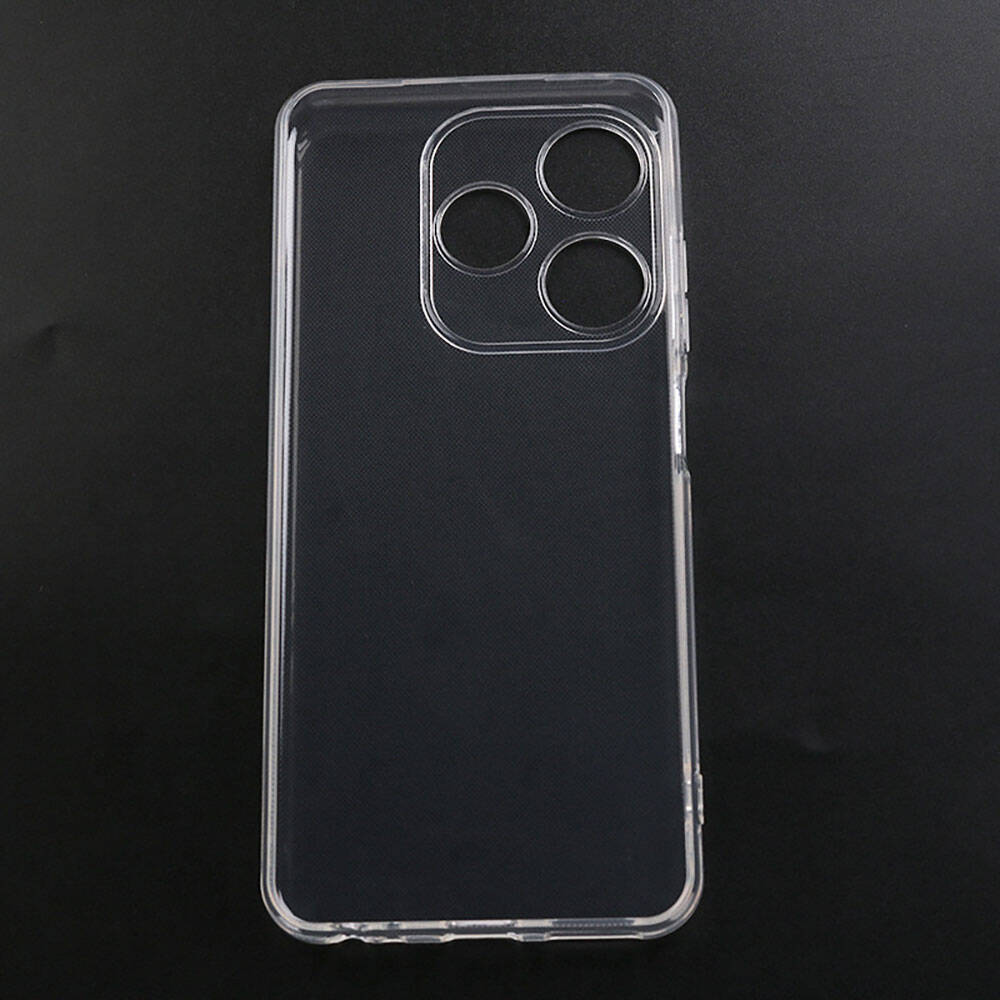 Tecno Spark 10 4G Kılıf Zore Süper Silikon Kapak Renksiz