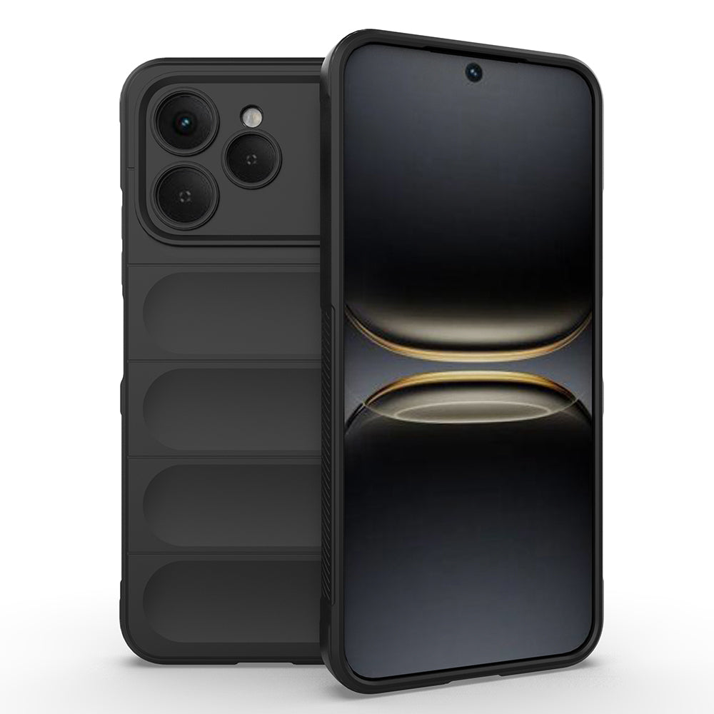 Tecno Spark 40 Kılıf Esnek TPU Oyuklu Arka Yüzey Tasarımlı Zore Etnik Silikon Kapak