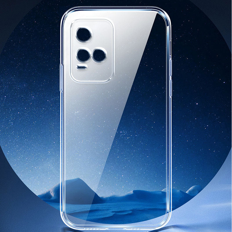Vivo Y33S Kılıf Zore Süper Silikon Kapak Renksiz