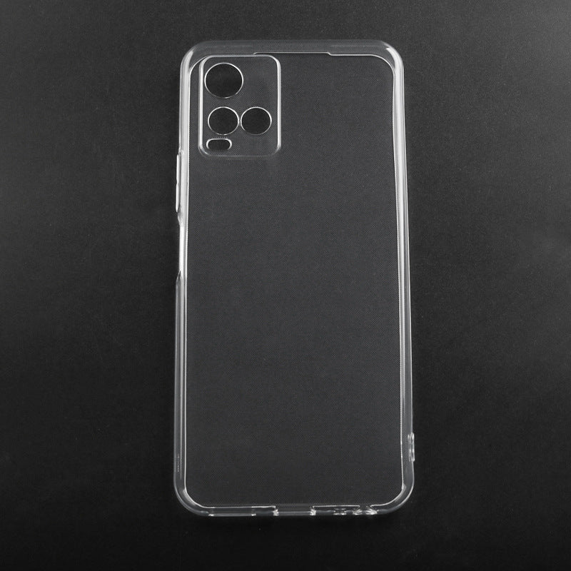 Vivo Y33S Kılıf Zore Süper Silikon Kapak Renksiz