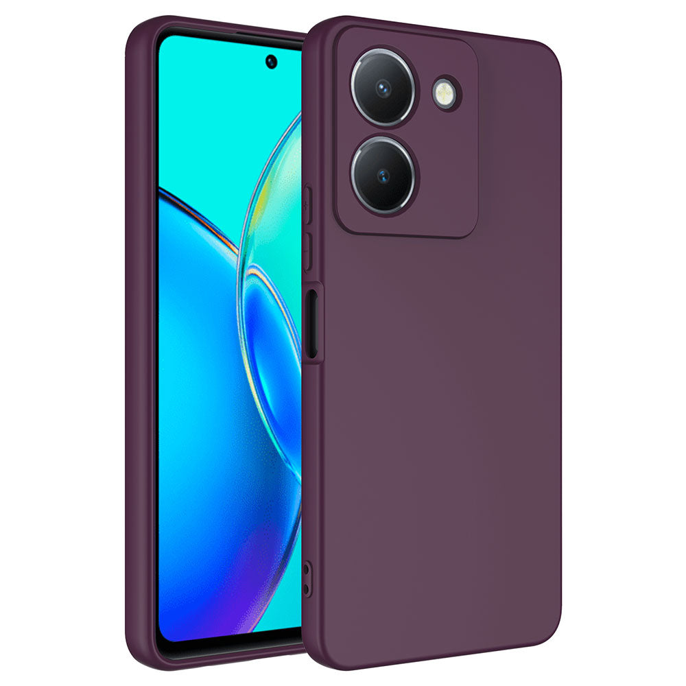 Vivo Y36 4G Kılıf Zore Mara Lansman Kapak Lila
