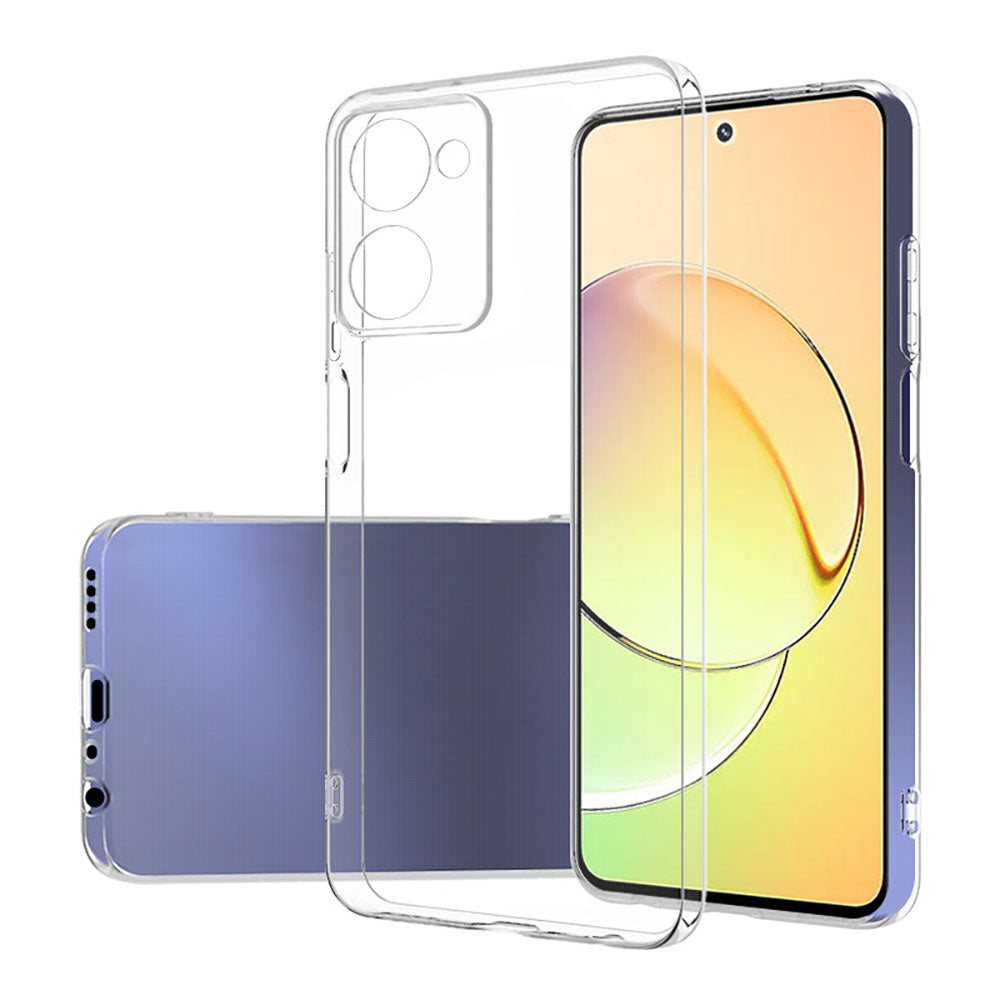 Vivo Y36 4G Kılıf Zore Süper Silikon Kapak Renksiz