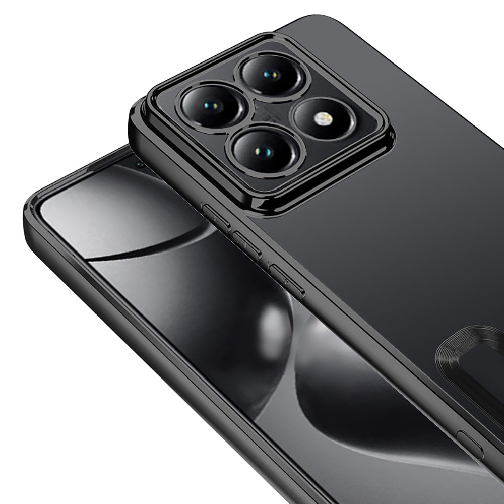 Xiaomi 14T Pro Kılıf Kamera Korumalı Logo Gösteren Zore Omega Kapak Sierra Mavi