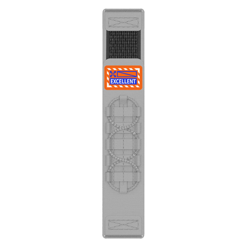 Xiaomi Amazfit Pace Zore KRD-112 22mm Orbital Örgülü Halat Tasarımlı Naylon Kumaş Hasır Kordon Mavi