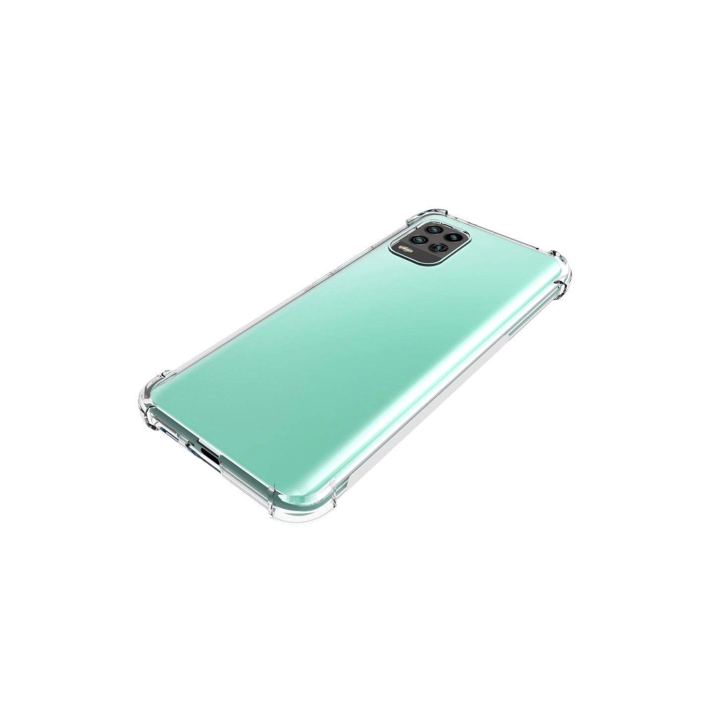 Xiaomi Mi 10 Lite Kılıf Zore Nitro Anti Shock Silikon Renksiz
