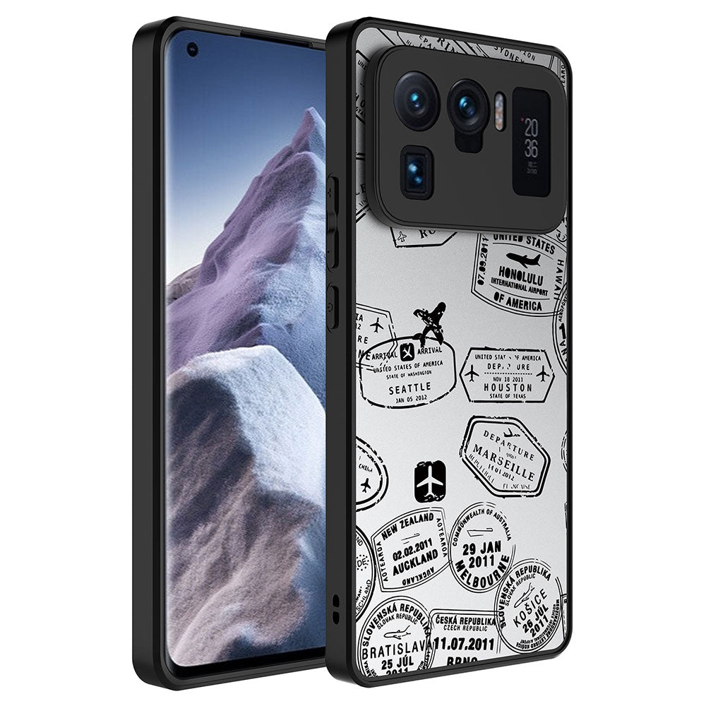 Xiaomi Mi 11 Ultra Kılıf Aynalı Desenli Kamera Korumalı Parlak Zore Mirror Kapak Fragile
