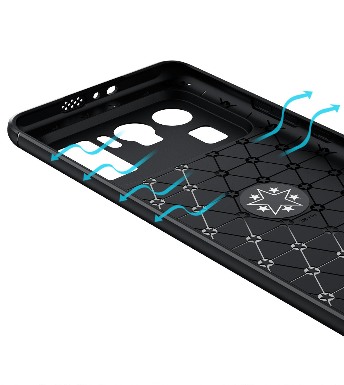 Xiaomi Mi 11 Ultra Kılıf Zore Ravel Silikon Kapak Mavi