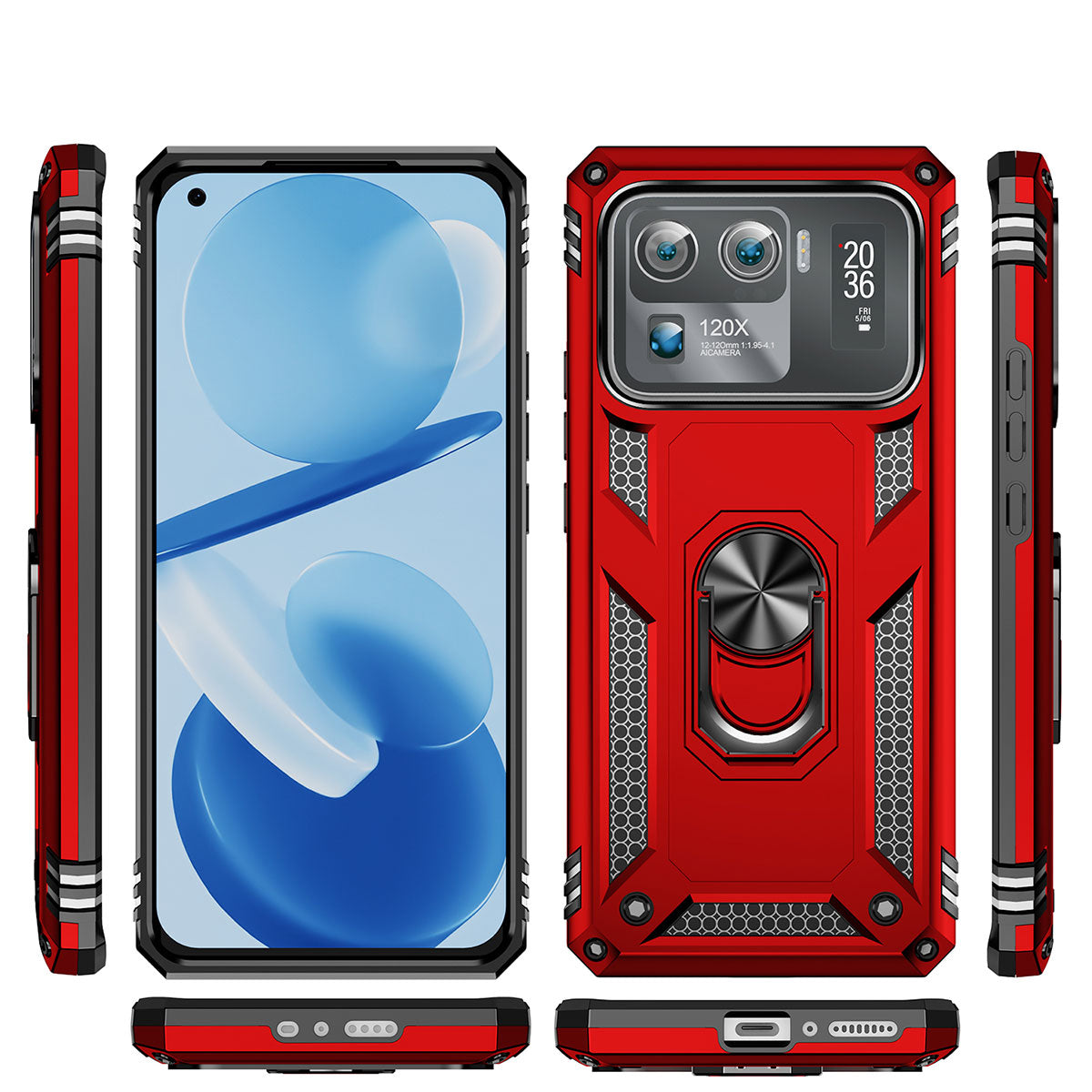 Xiaomi Mi 11 Ultra Kılıf Zore Vega Kapak Siyah