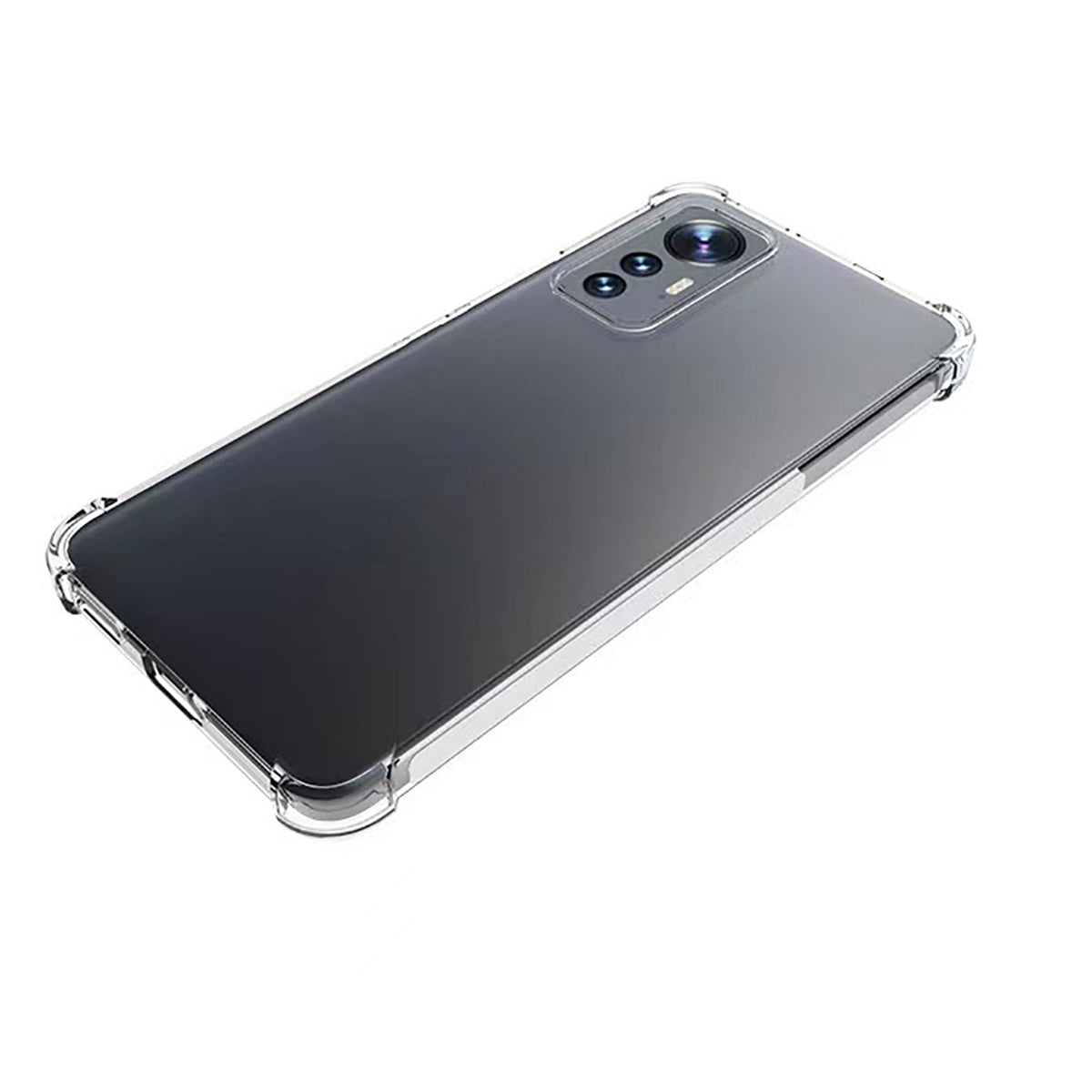 Xiaomi Mi 12 Lite Kılıf Zore Nitro Anti Shock Silikon Renksiz