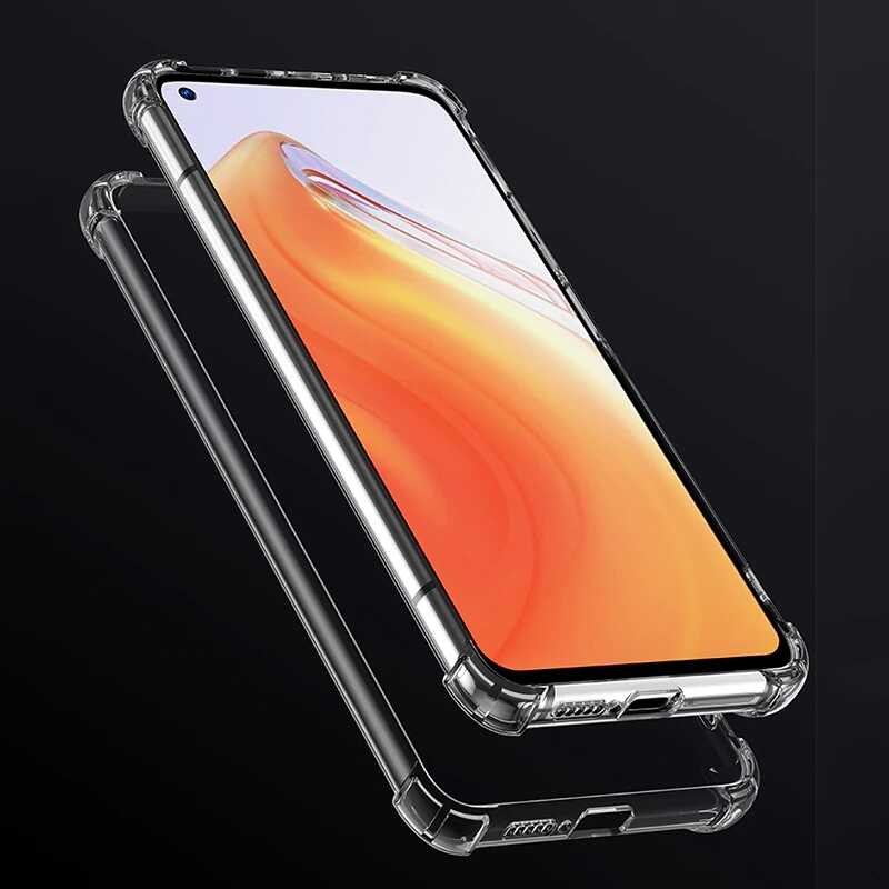 Xiaomi Mi 12T Kılıf Zore Kamera Korumalı Nitro Anti Shock Silikon Renksiz