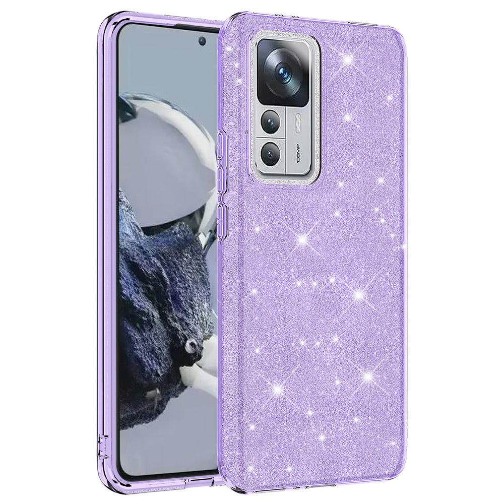 Xiaomi Mi 12T Kılıf Zore Shining Silikon Mor