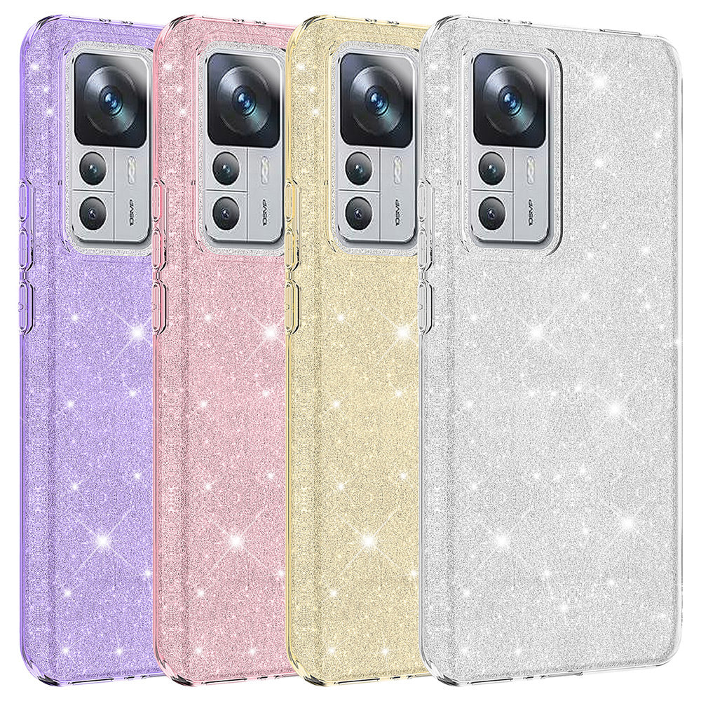 Xiaomi Mi 12T Kılıf Zore Shining Silikon Gümüş