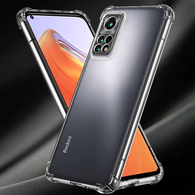 Xiaomi Mi 12T Pro Kılıf Zore Kamera Korumalı Nitro Anti Shock Silikon Renksiz