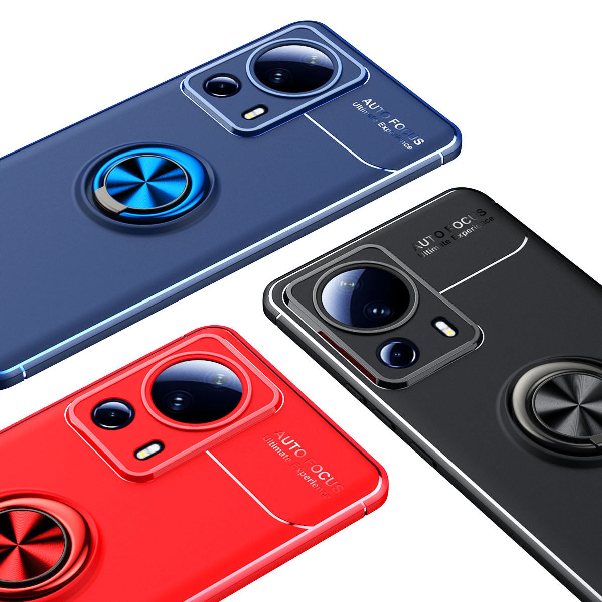 Xiaomi Mi 13 Lite Kılıf Zore Ravel Silikon Kapak Mavi