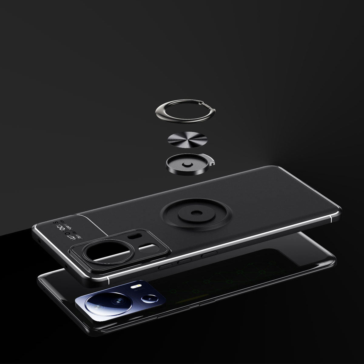 Xiaomi Mi 13 Lite Kılıf Zore Ravel Silikon Kapak Mavi