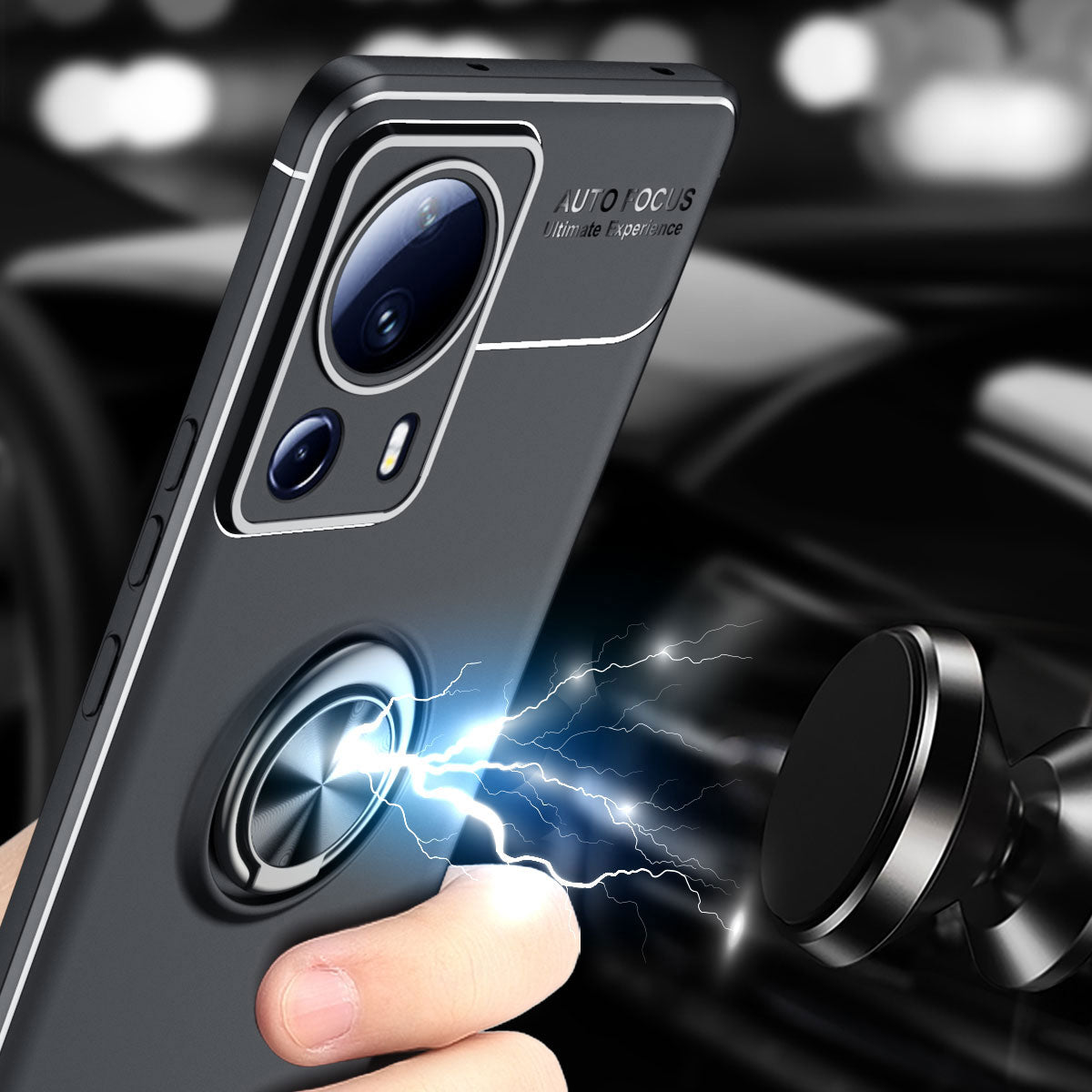 Xiaomi Mi 13 Lite Kılıf Zore Ravel Silikon Kapak Mavi