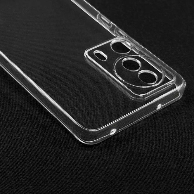 Xiaomi Mi 13 Lite Kılıf Zore Süper Silikon Kapak Renksiz