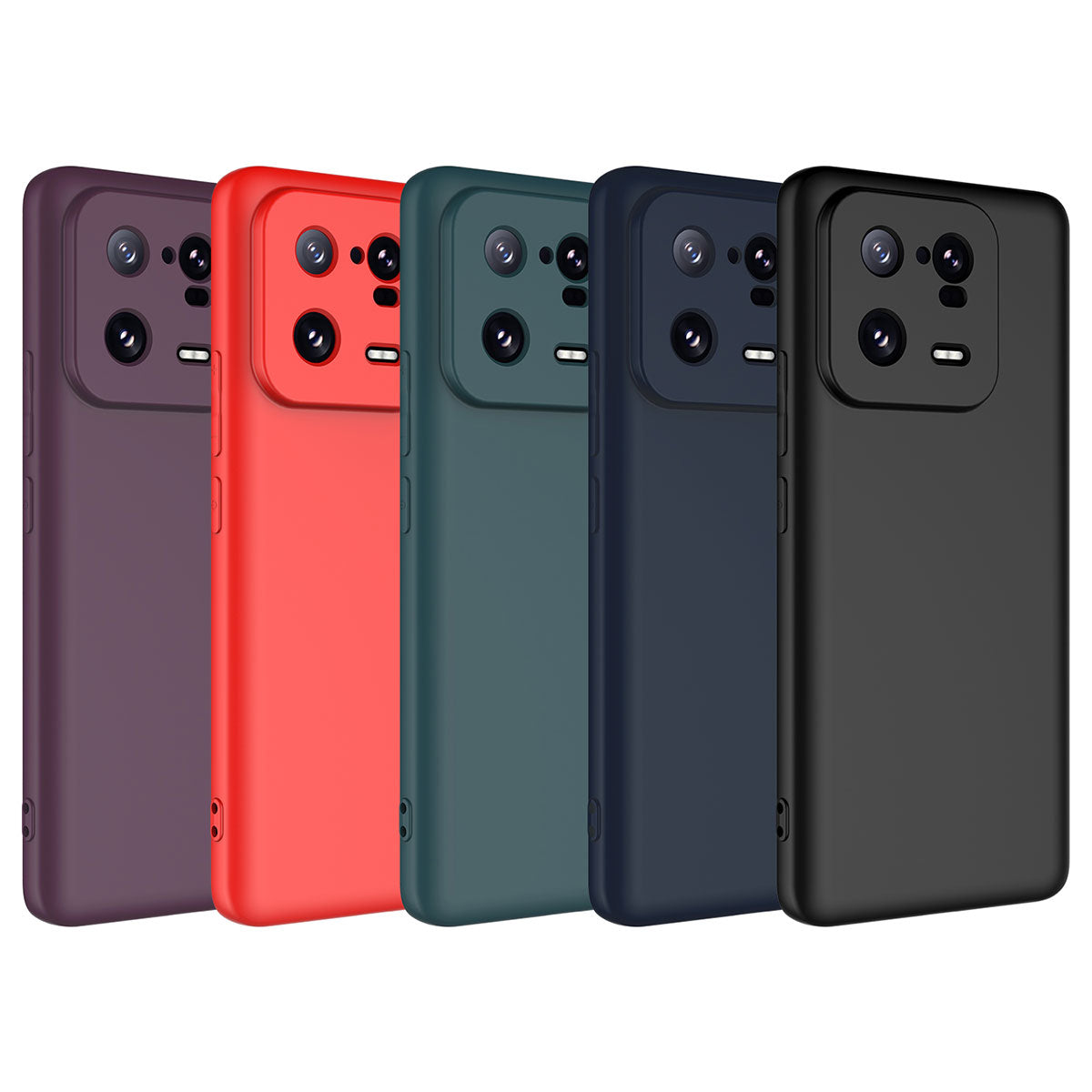 Xiaomi Mi 13 Pro Kılıf Zore Mara Lansman Kapak Koyu Mor