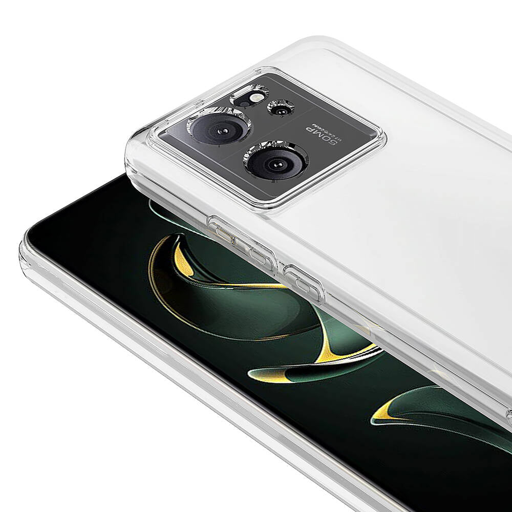 Xiaomi Mi 13T Kılıf Zore Süper Silikon Kapak Renksiz