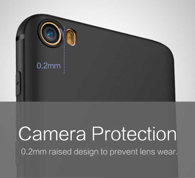 Xiaomi Mi 5 Kılıf Zore İmax Silikon Kamera Korumalı Beyaz