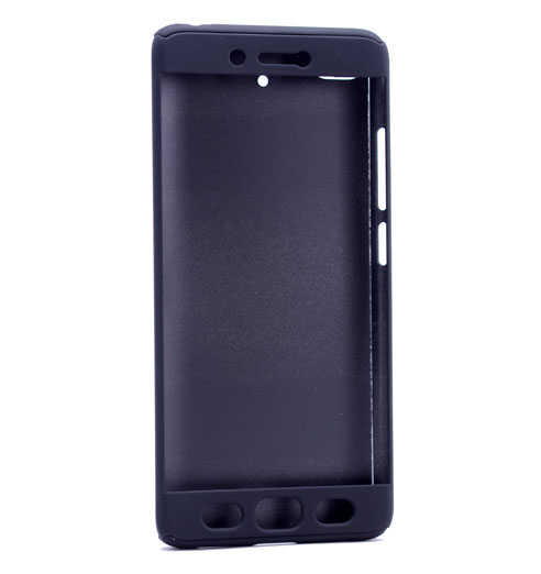 Xiaomi Mİ 5S Kılıf Zore 360 3 Parçalı Rubber Kapak Siyah