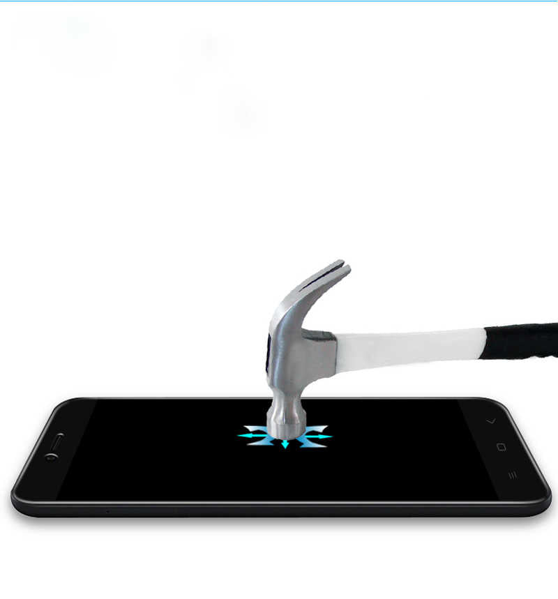 Xiaomi Mi 5x Zore Kenarları Kırılmaya Dayanıklı Cam Ekran Koruyucu Siyah