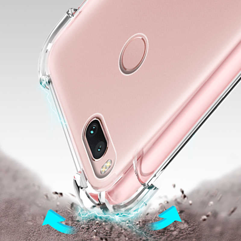 Xiaomi Mi 5X Kılıf Zore Nitro Anti Shock Silikon Renksiz