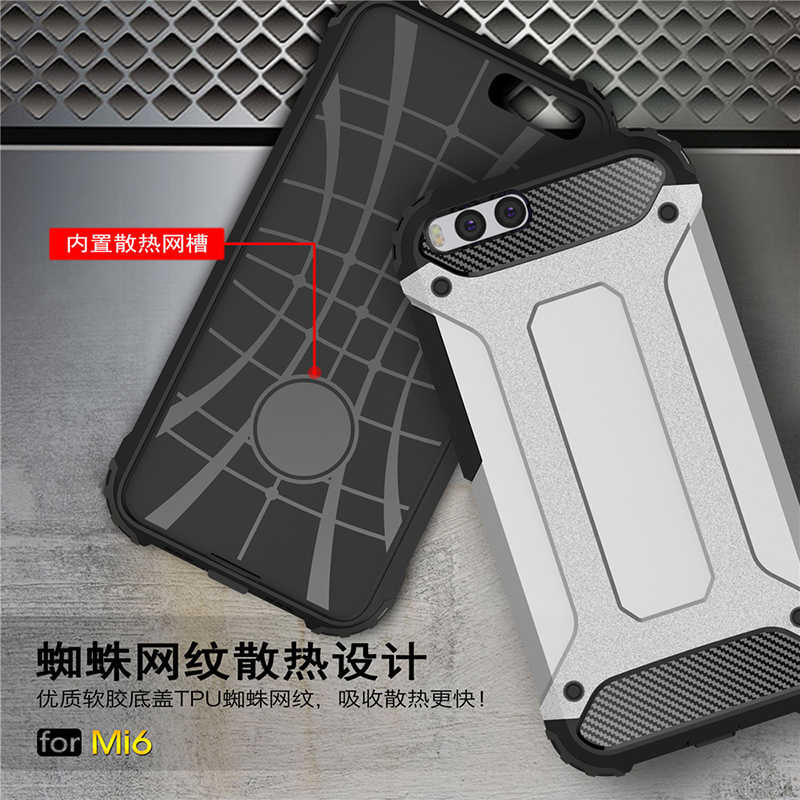 Xiaomi Mi 6 Kılıf Zore Crash Silikon Kapak Mavi